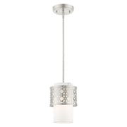 Calinda Mini Pendant in Brushed Nickel