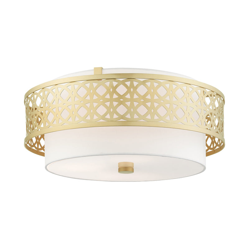 Calinda 4-Light Large Semi-Flush Mount in Soft Gold