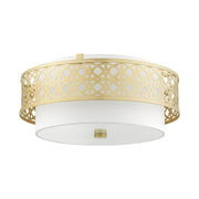 Calinda 4-Light Large Semi-Flush Mount in Soft Gold