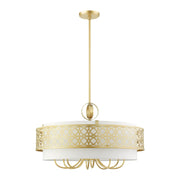 Calinda 9-Light Chandelier in Soft Gold
