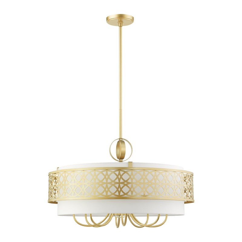 Calinda 9-Light Chandelier in Soft Gold