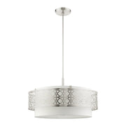 Calinda 5-Light Chandelier in Brushed Nickel