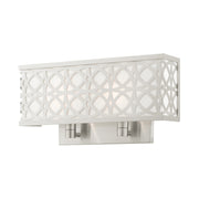Calinda 2-Light ADA Wall Sconce in Brushed Nickel