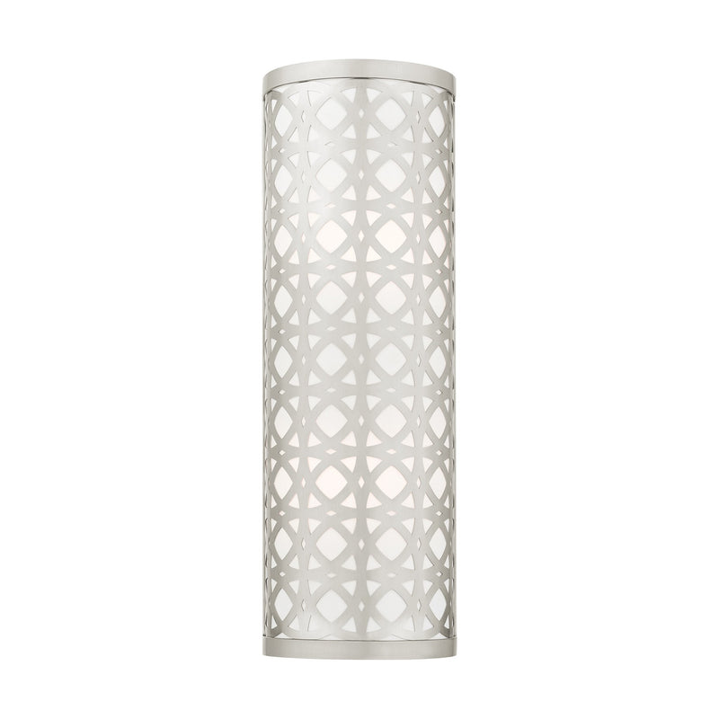 Calinda 2-Light Medium ADA Wall Sconce in Brushed Nickel