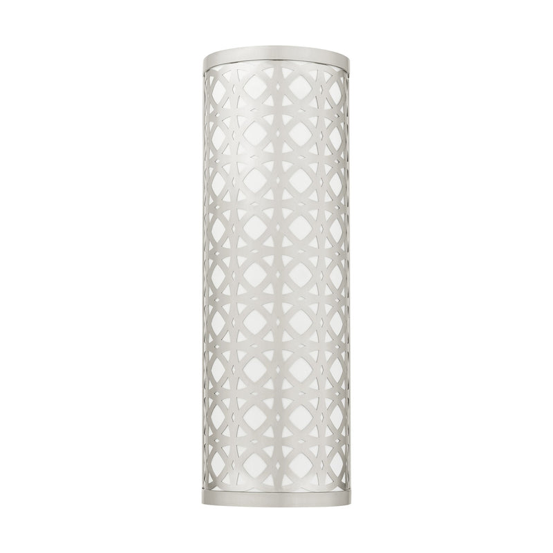 Calinda 2-Light Medium ADA Wall Sconce in Brushed Nickel