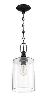 Dardyn 1 Light 7.5" Mini Pendant in Flat Black