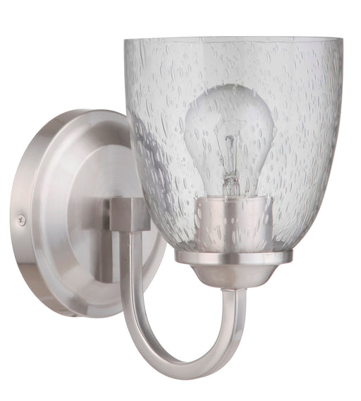Serene 1 Light 7.88" Wall Sconce in Brushed Polished Nickel