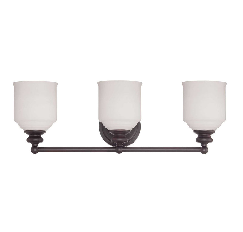 Melrose 3-Light Bath Vanity Light in English Bronze