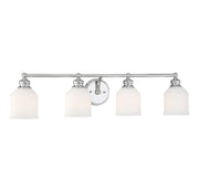 Melrose 4-Light Bath Vanity Light in Polished Chrome