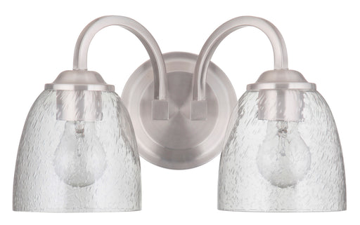 Serene 2 Light 14" Vanity in Brushed Polished Nickel