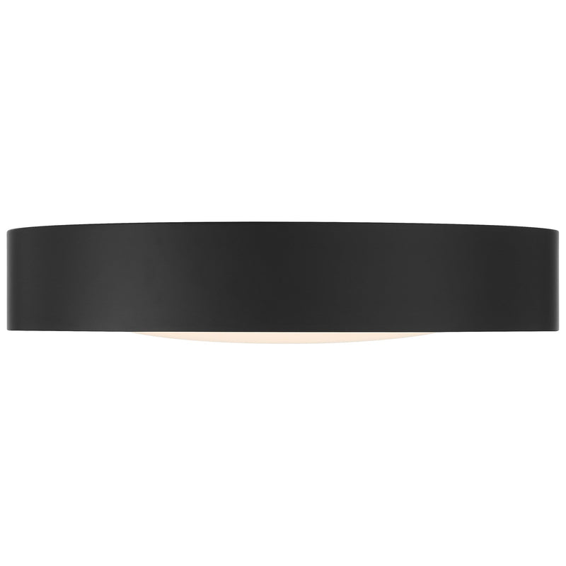 Maddy Large LED Flush Mount in Matte Black
