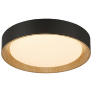 Maddy Large LED Flush Mount in Matte Black