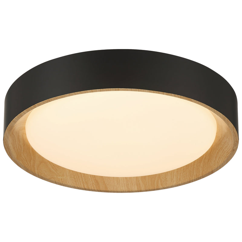 Maddy Large LED Flush Mount in Matte Black