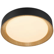 Maddy Large LED Flush Mount in Matte Black