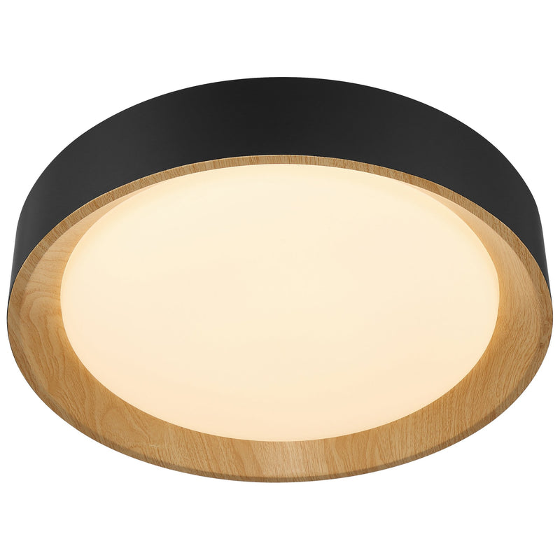 Maddy Large LED Flush Mount in Matte Black