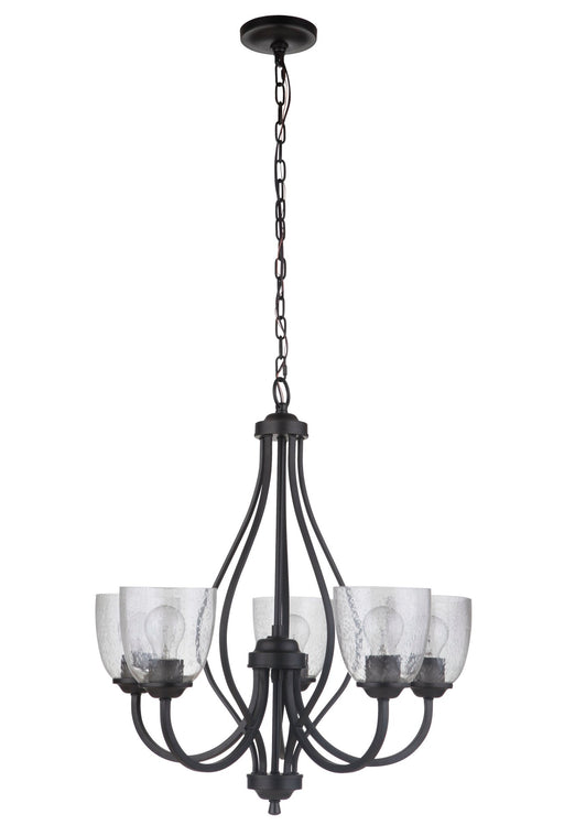 Serene 5 Light 25" Chandelier in Espresso