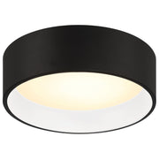 Cody Color Selectable LED Flush Mount in Matte Black