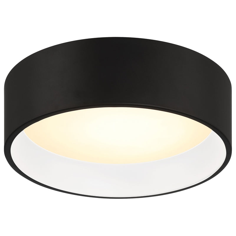 Cody Color Selectable LED Flush Mount in Matte Black