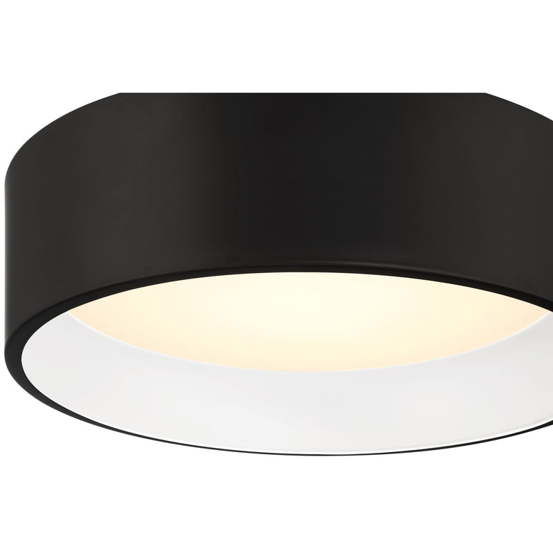 Cody Color Selectable LED Flush Mount in Matte Black