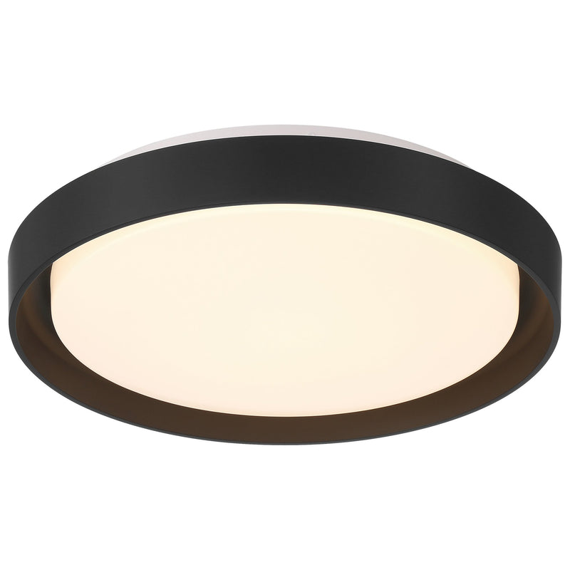 Lumea LED Flush Mount in Matte Black