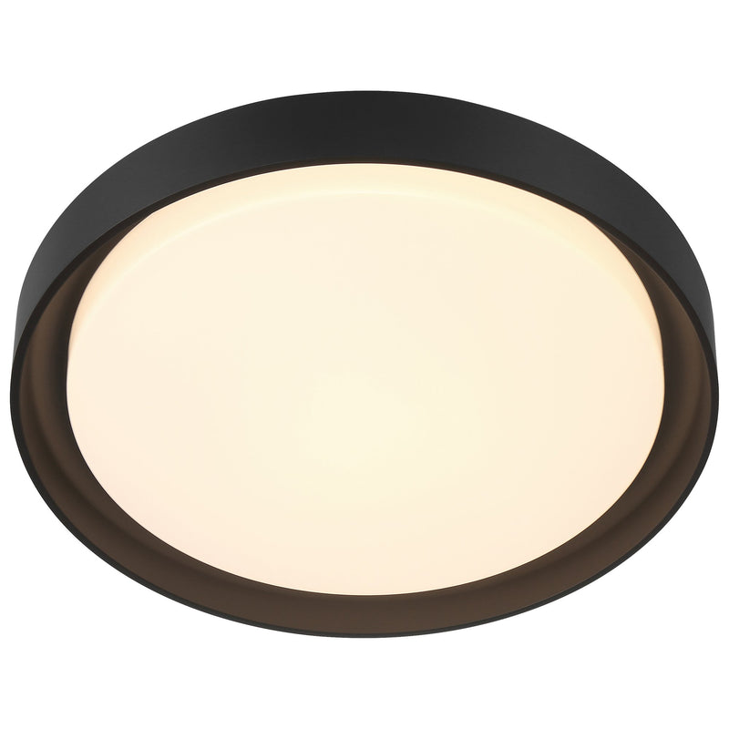 Lumea LED Flush Mount in Matte Black