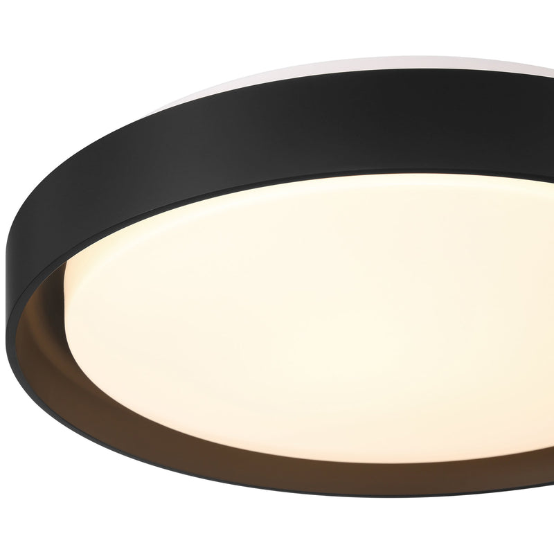 Lumea LED Flush Mount in Matte Black