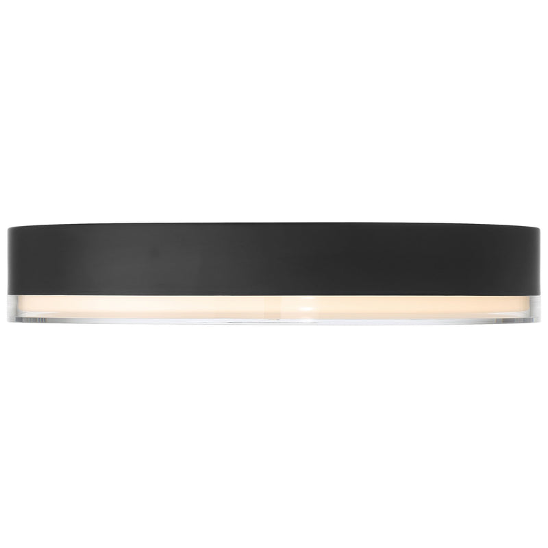 Mona Small LED Flush Mount in Matte Black