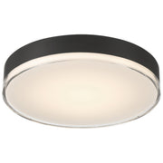 Mona Small LED Flush Mount in Matte Black