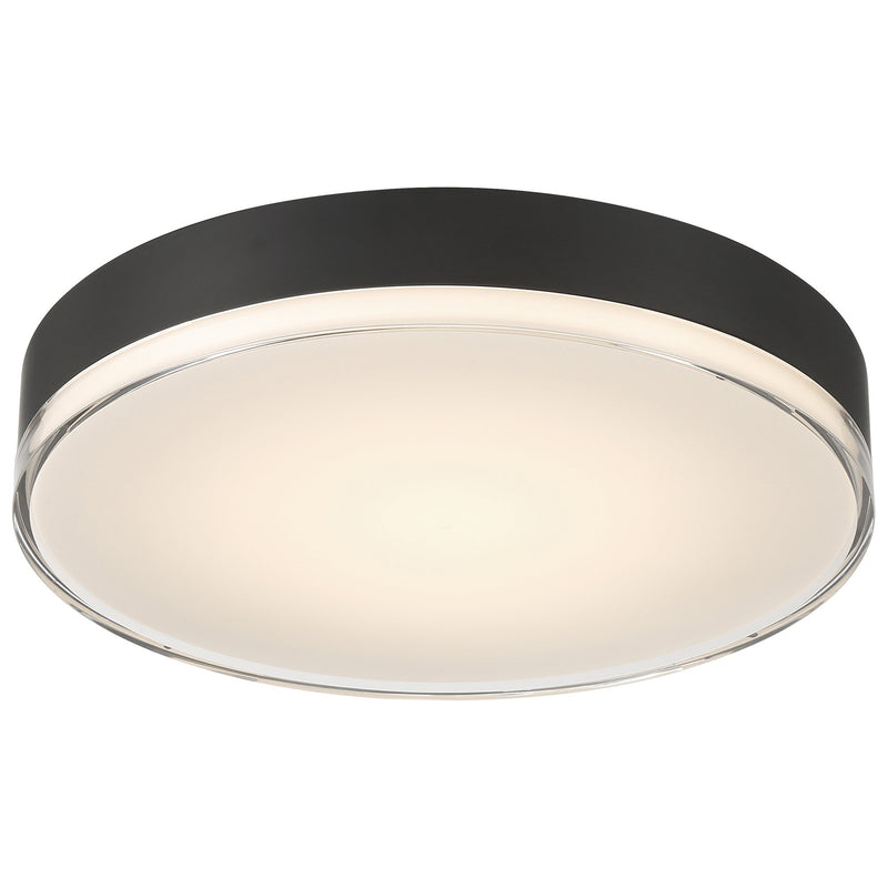 Mona Small LED Flush Mount in Matte Black
