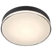 Mona Small LED Flush Mount in Matte Black
