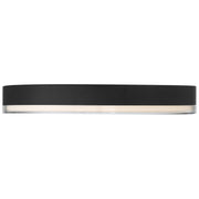 Mona Large LED Flush Mount in Matte Black