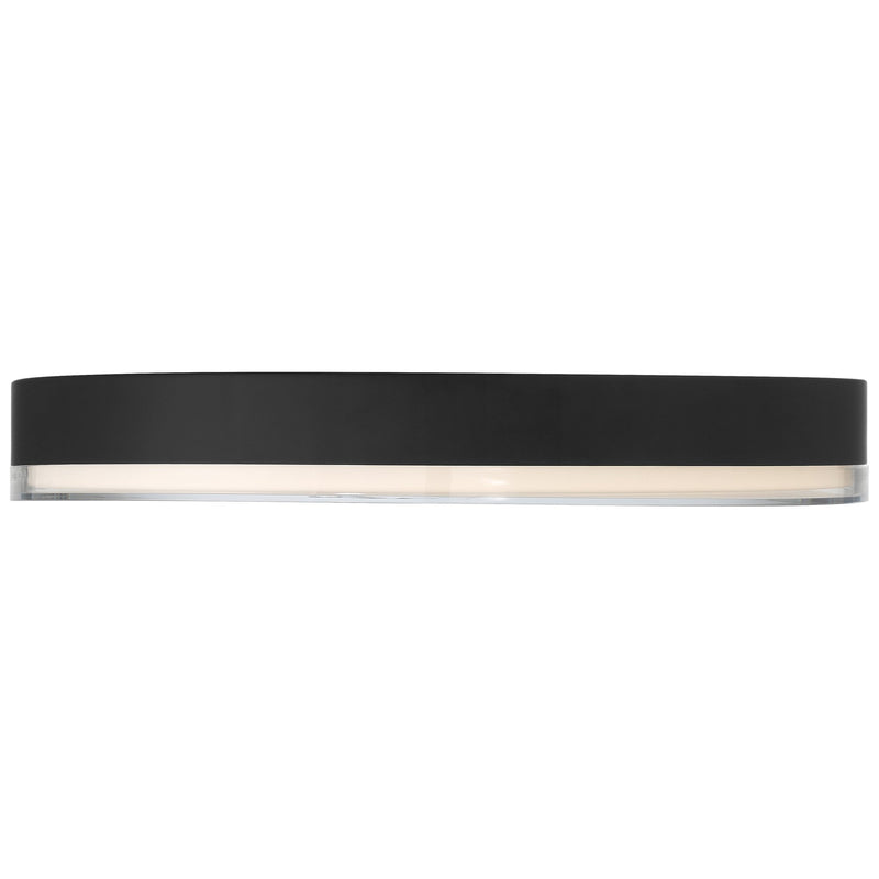 Mona Large LED Flush Mount in Matte Black