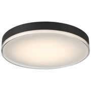 Mona Large LED Flush Mount in Matte Black