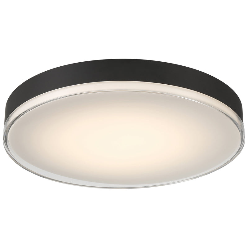 Mona Large LED Flush Mount in Matte Black