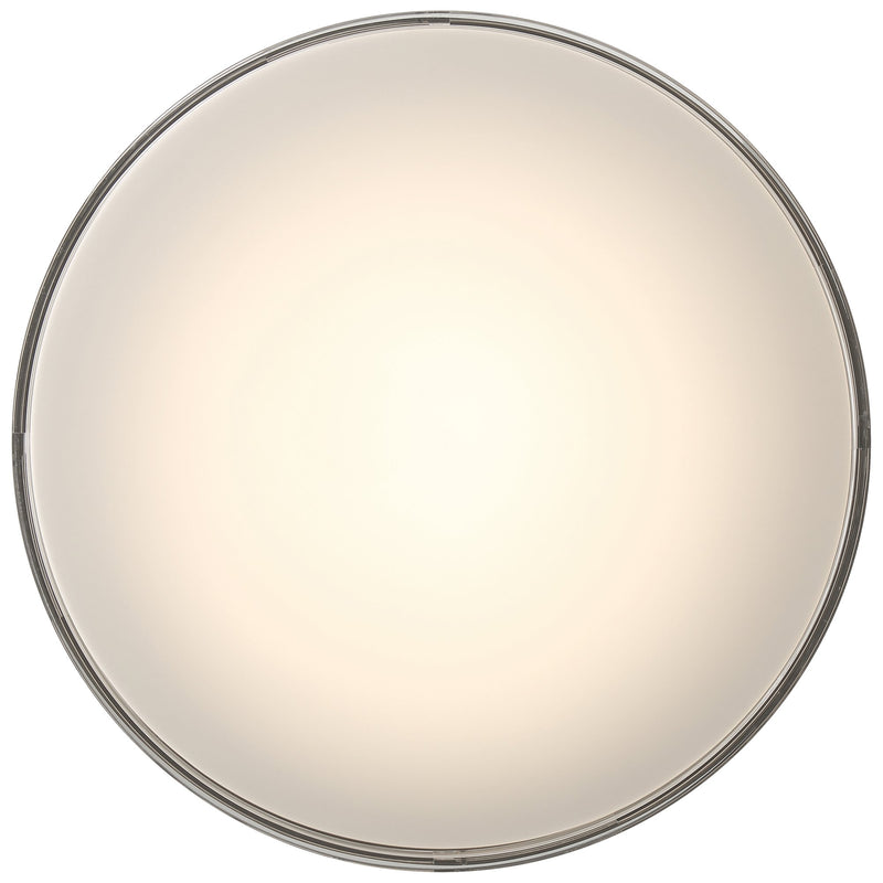 Mona Large LED Flush Mount in Matte Black
