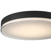 Mona Large LED Flush Mount in Matte Black
