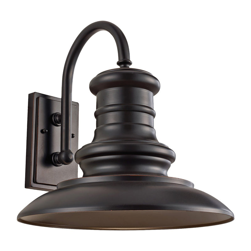 Redding Station 15" Outdoor Wall Lantern in Restoration Bronze