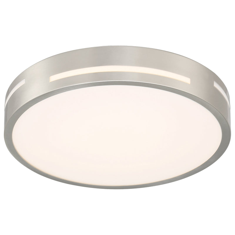 Harmony LED Flush Mount in Brushed Steel