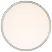 Harmony LED Flush Mount in Brushed Steel