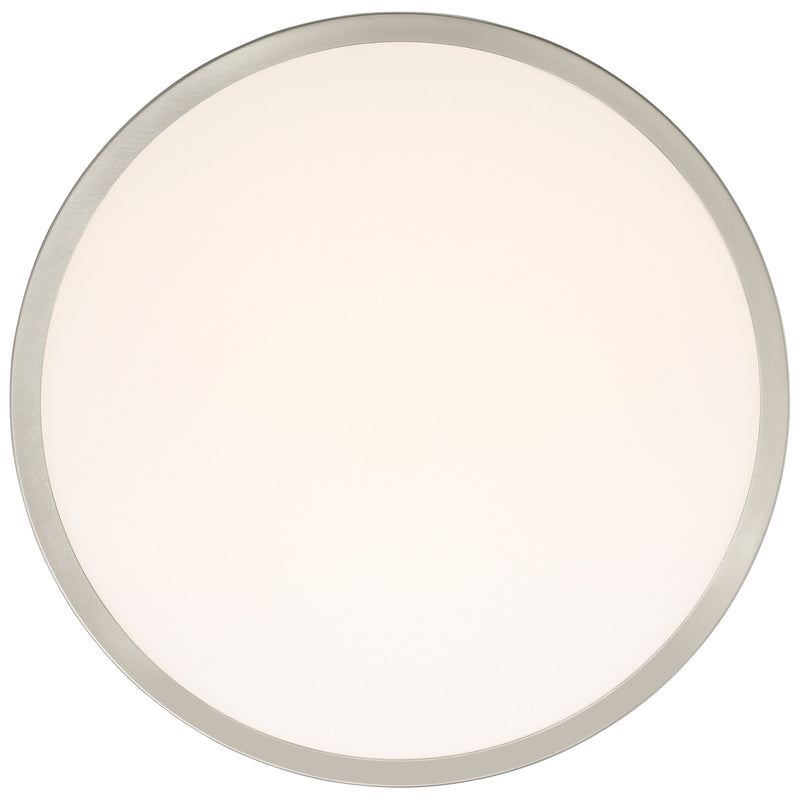 Harmony LED Flush Mount in Brushed Steel