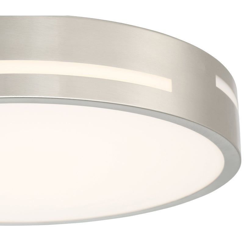 Harmony LED Flush Mount in Brushed Steel