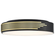 Maestro Medium LED Flush Mount in Black