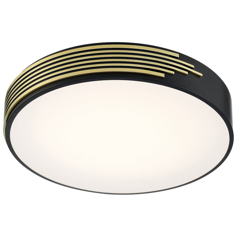 Maestro Large LED Flush Mount in Black