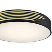 Maestro Large LED Flush Mount in Black