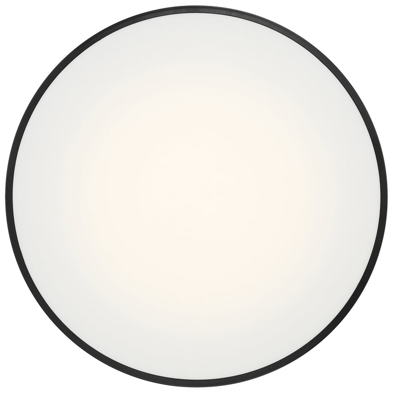 Como Small LED Flush Mount in Black