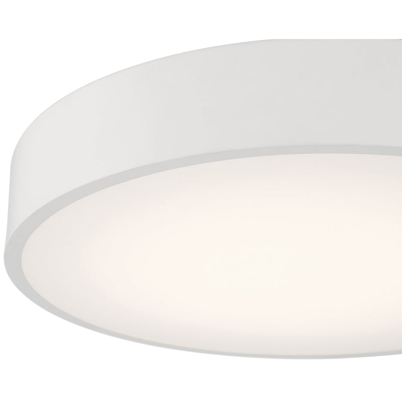 Como Small LED Flush Mount in White