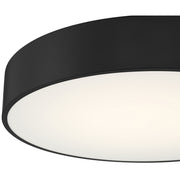 Como Small LED Flush Mount in Black