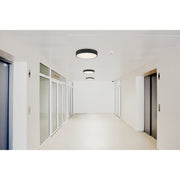 Como Small LED Flush Mount in Black