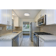 Como Medium LED Flush Mount in Satin