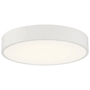 Como Medium LED Flush Mount in White